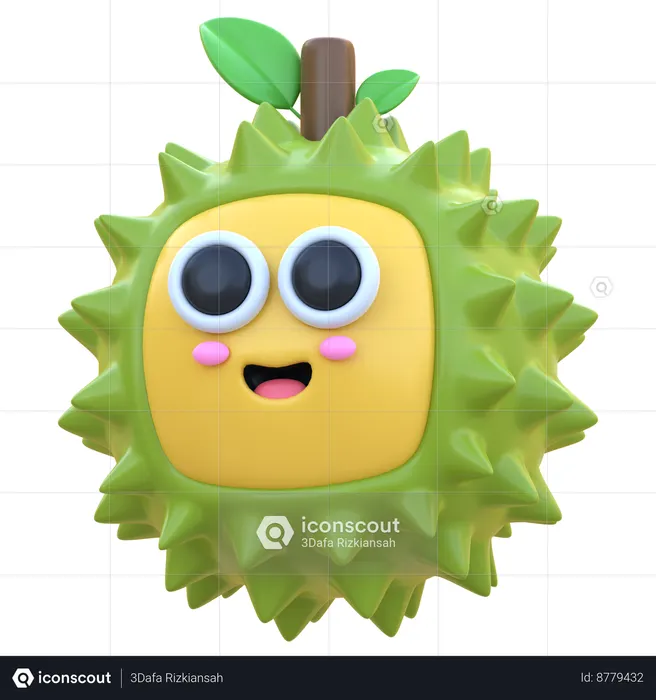 Durian  3D Icon