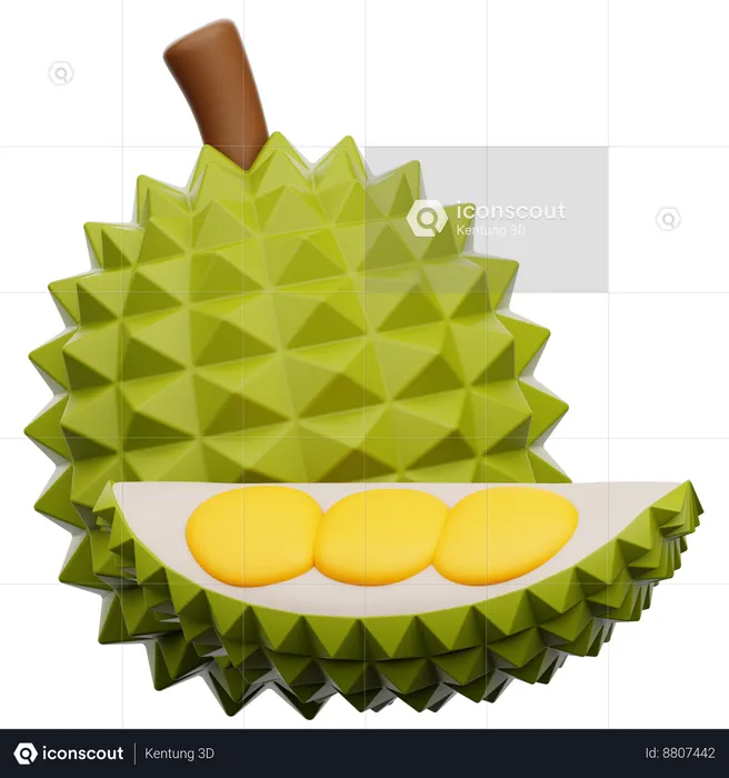 Durian  3D Icon