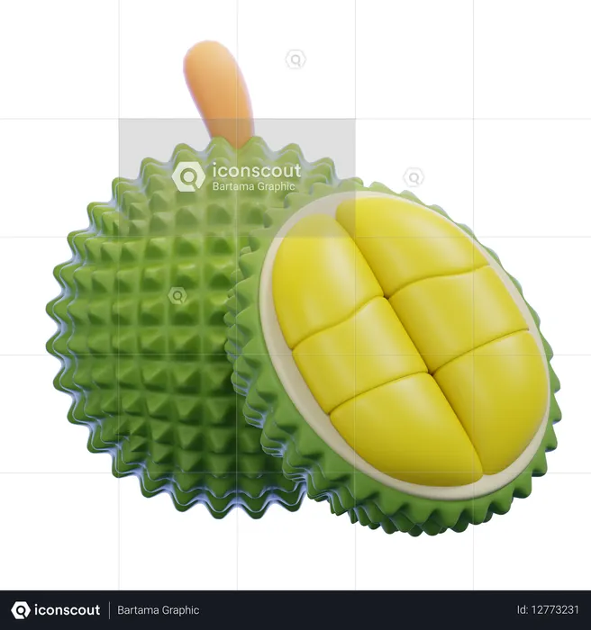 Durian  3D Icon