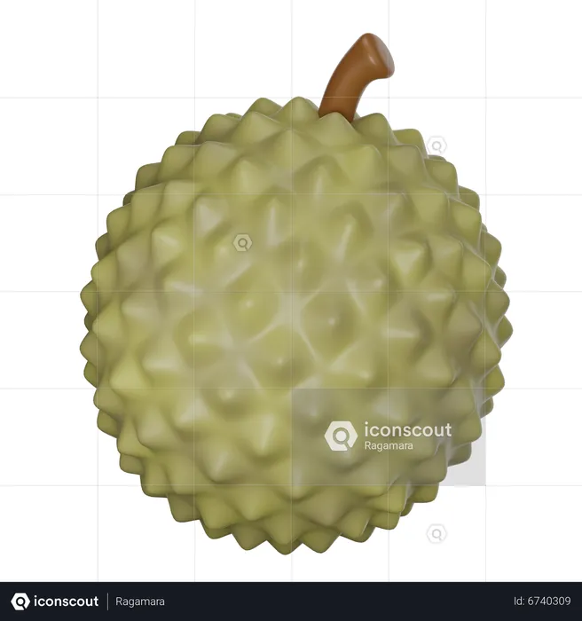 Durian  3D Icon