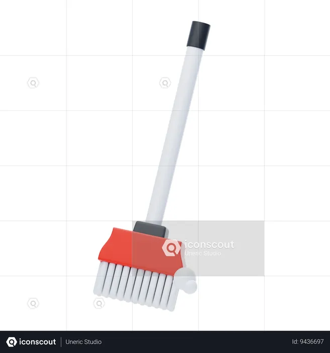 Dust Brush  3D Icon