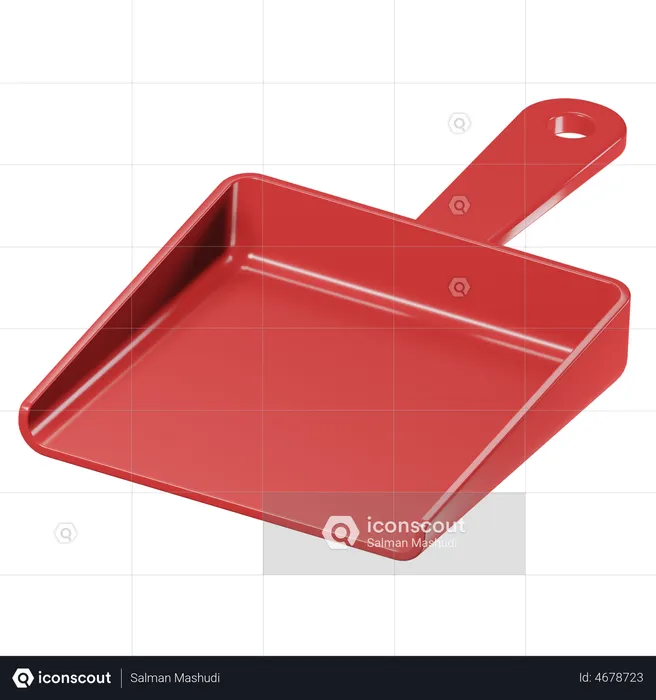 Dustpan  3D Illustration