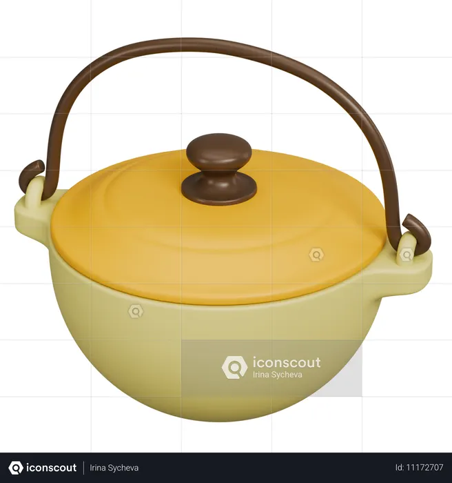 Dutch Oven  3D Icon