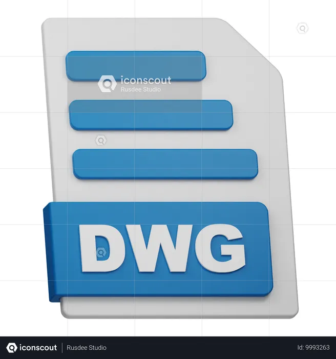 Dwg ファイル  3D Icon