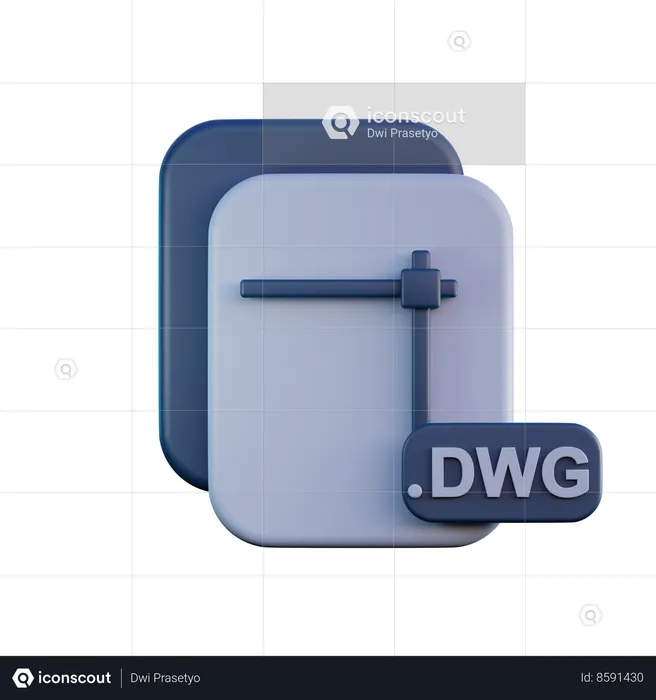 Dwg File  3D Icon