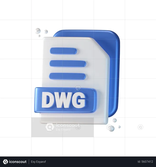 Dwg File  3D Icon