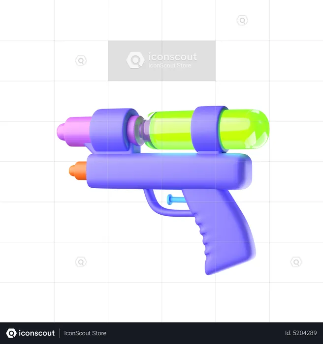 Dystopia Gun  3D Icon