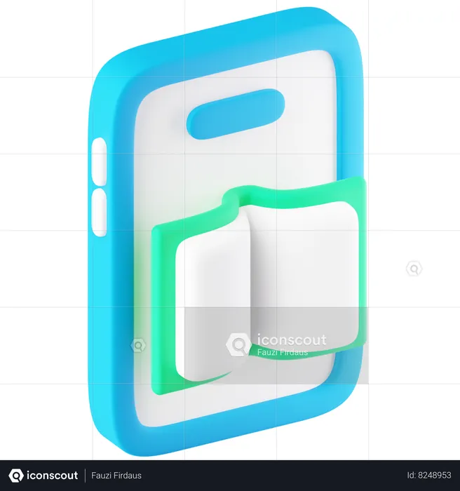 E-books  3D Icon