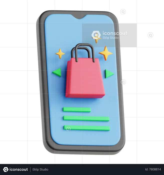 E Commerce  3D Icon