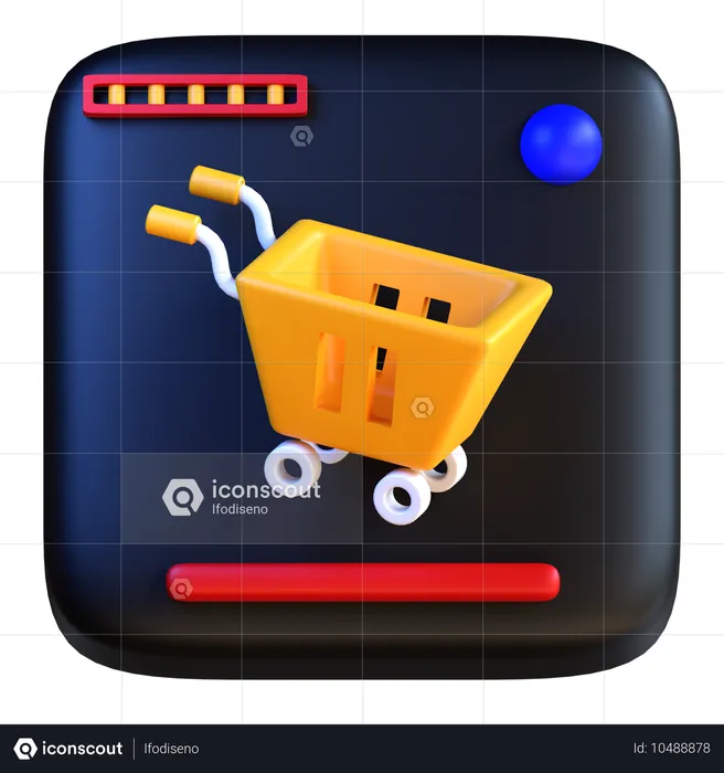 E Commerce  3D Icon