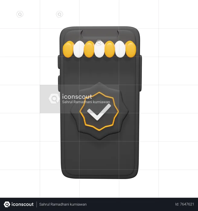 E Commerce App  3D Icon