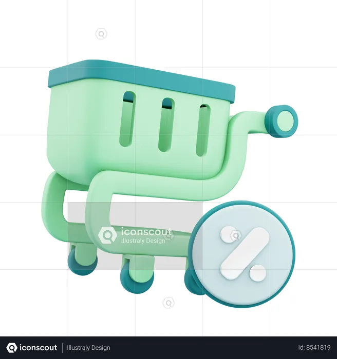 E-commerce Cart  3D Icon
