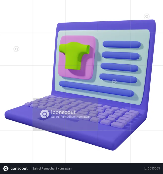 E-Commerce-Produkt  3D Icon