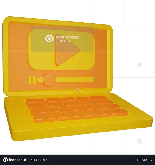 E Course  3D Icon