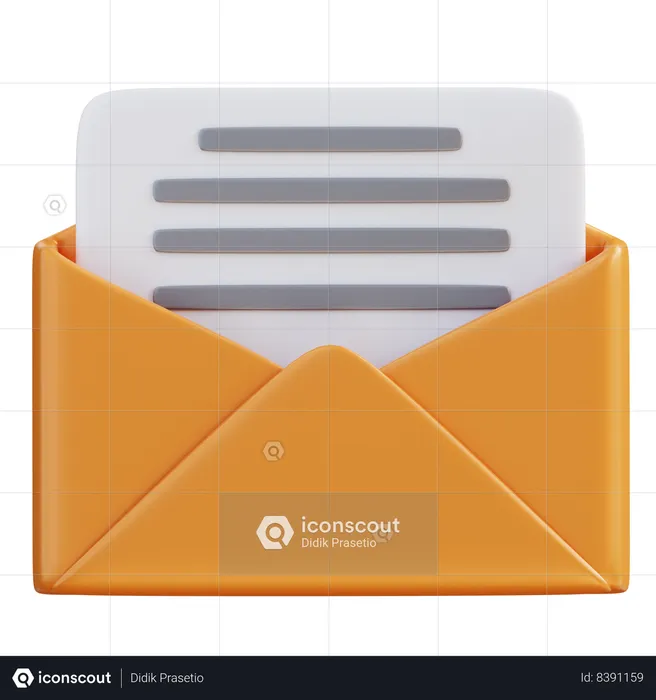 E-mail  3D Icon