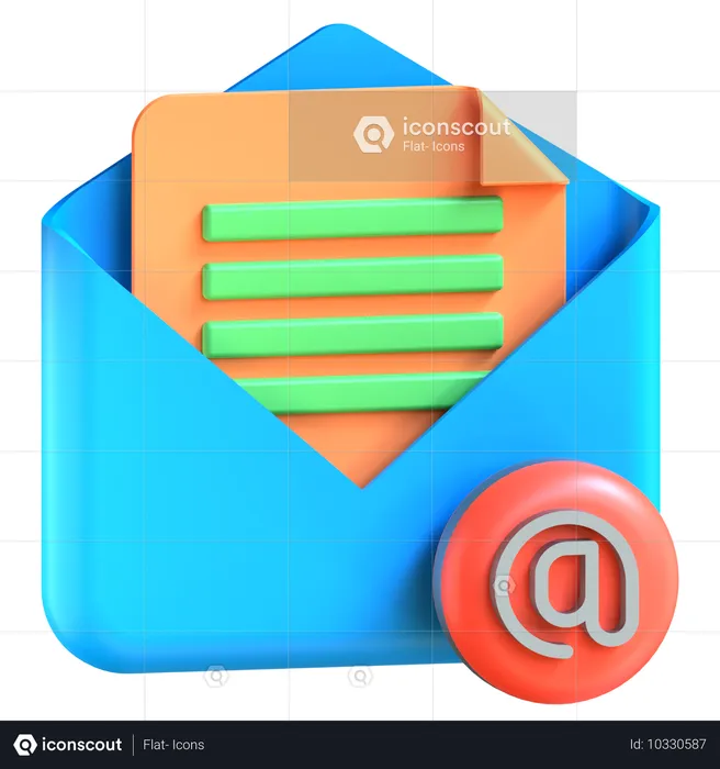 E-mail  3D Icon