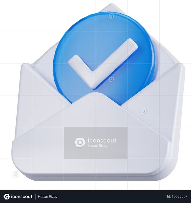 E-Mail-Prüfung  3D Icon