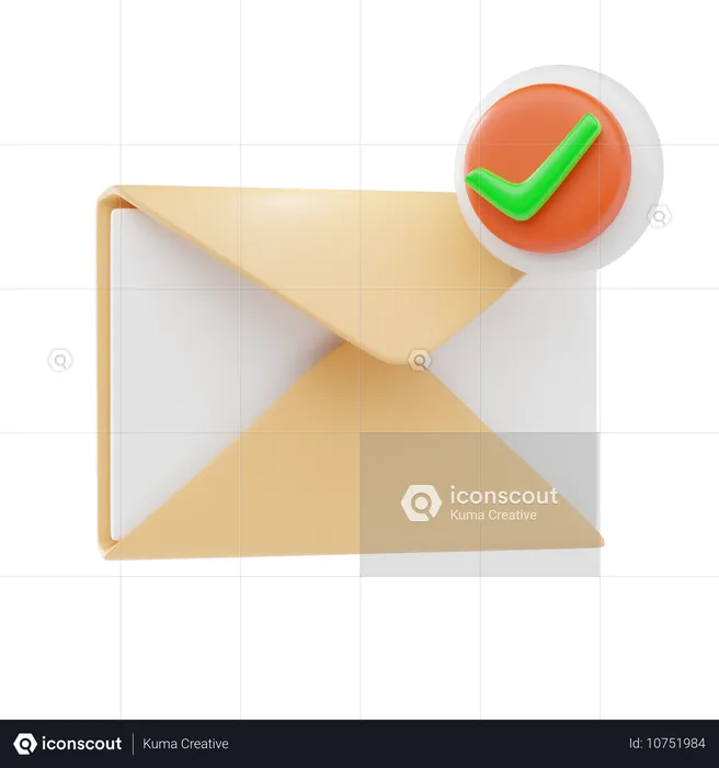 E-Mail-Prüfung  3D Icon