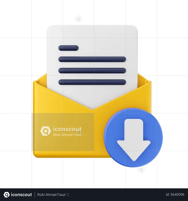 Download por e-mail  3D Icon