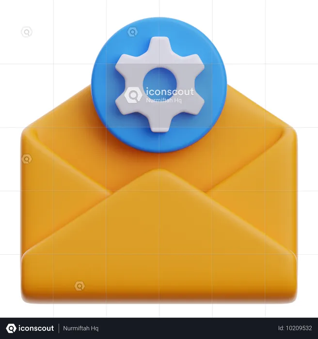 E-Mail-Einstellungen  3D Icon