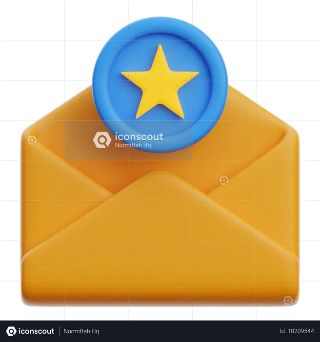 E-mail favori  3D Icon