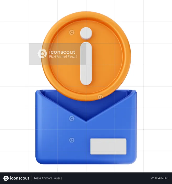 Helpdesk de e-mail  3D Icon