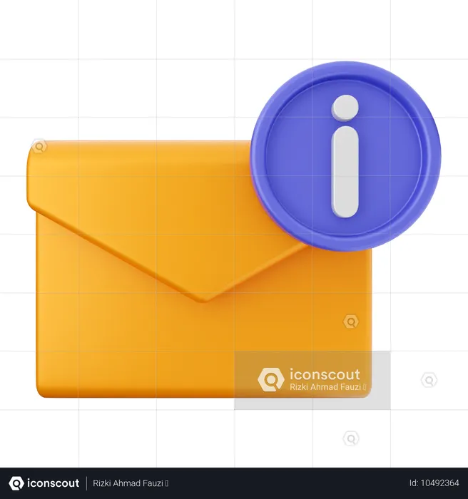 Helpdesk de e-mail  3D Icon