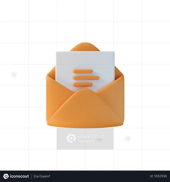 Email lesen  3D Icon