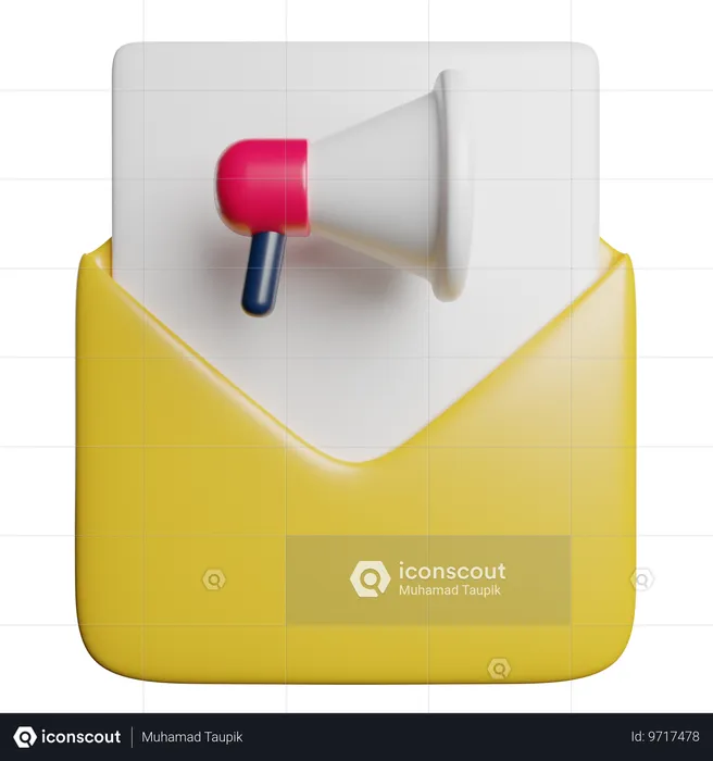 E-Mail Marketing  3D Icon