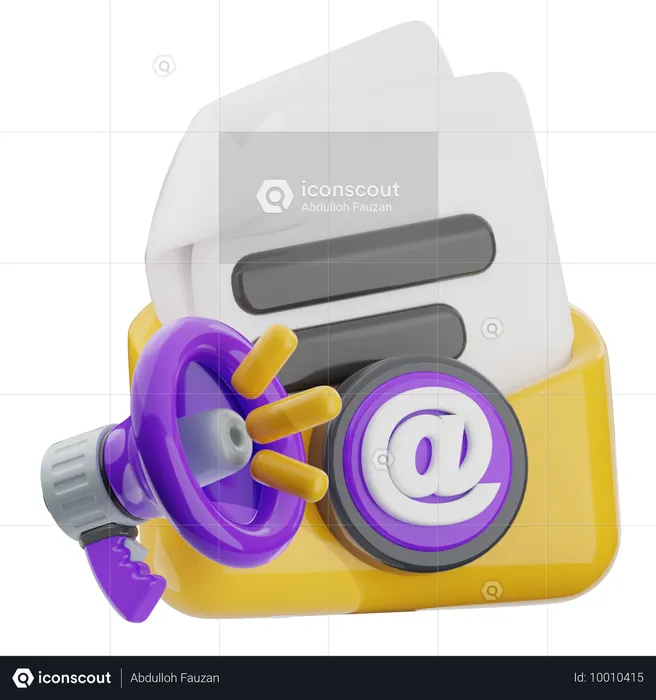 E-Mail Marketing  3D Icon