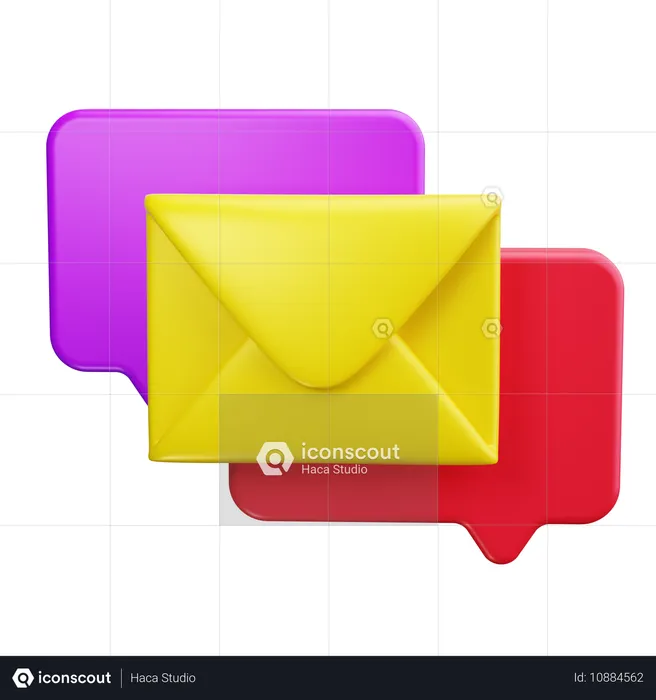 Marketing de email  3D Icon