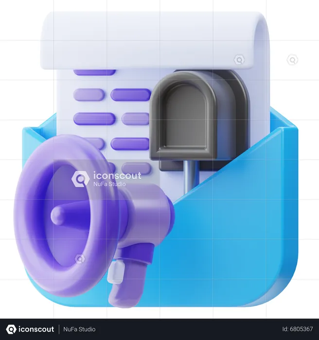 E-Mail Marketing  3D Icon