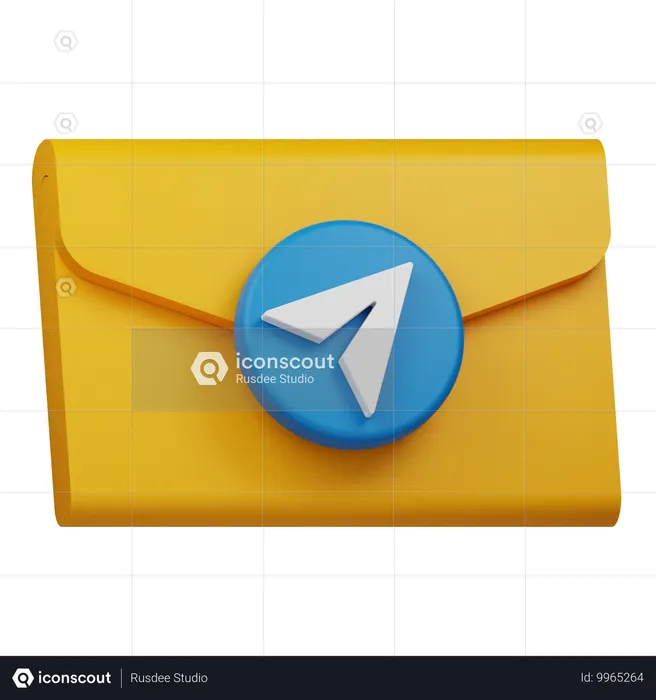 E-Mail senden  3D Icon