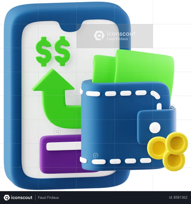 E-wallet  3D Icon