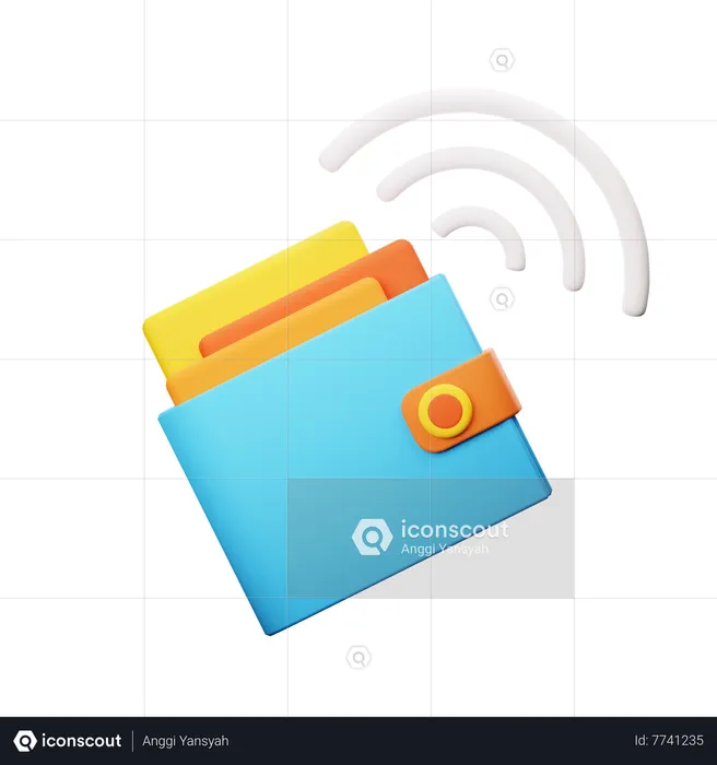 E Wallet  3D Icon