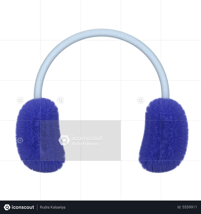 Ear Muff  3D Icon