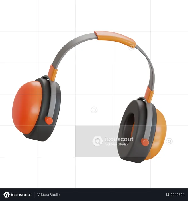 Ear Muffs  3D Icon