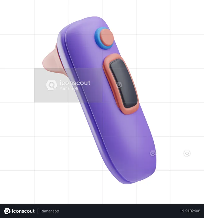 Ear Thermometer  3D Icon