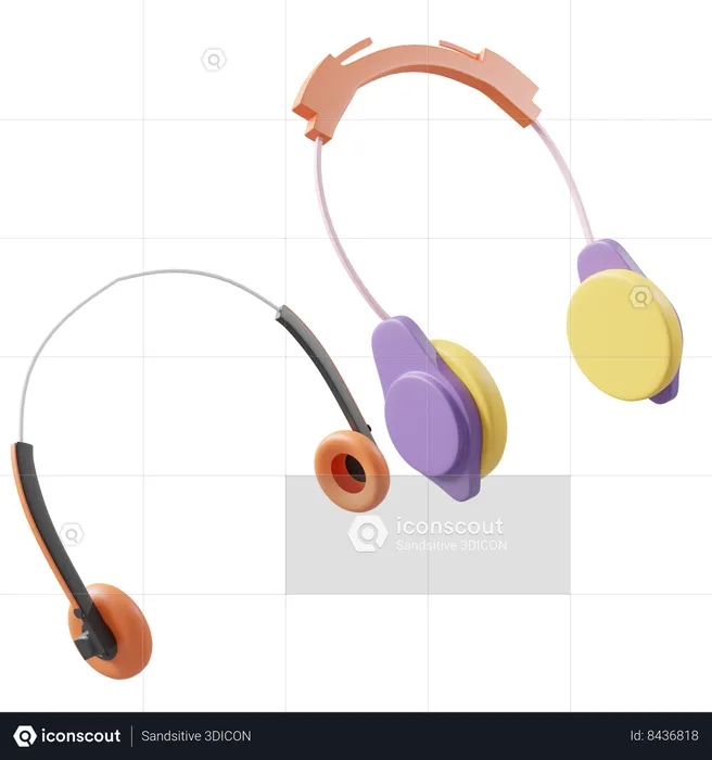 Ear Walkman  3D Icon