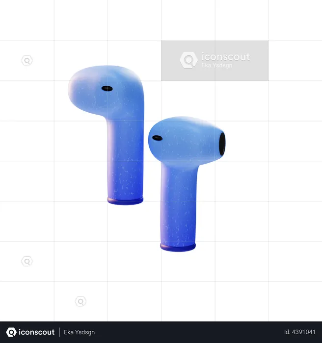 Earbuds  3D Icon