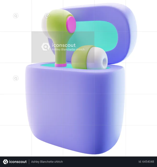 Earbuds  3D Icon