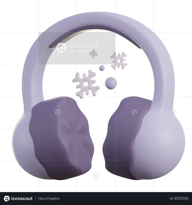 Earmuff  3D Icon