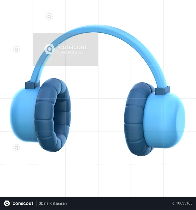 Earmuffs  3D Icon