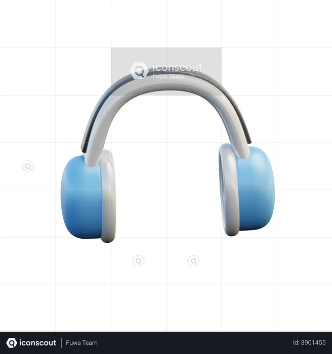 Earmuffs  3D Illustration