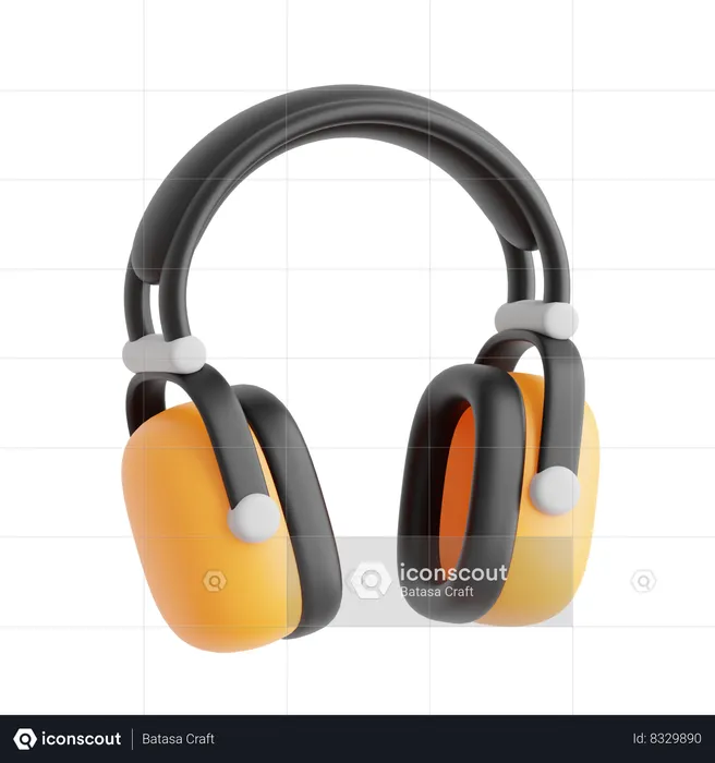 Earphone  3D Icon