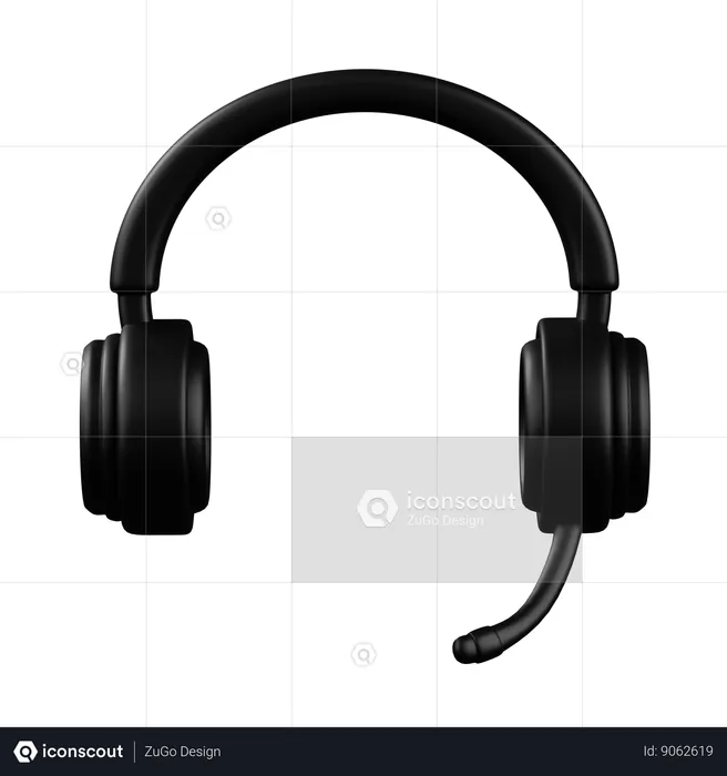 Earphone  3D Icon