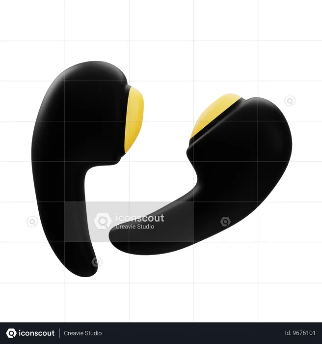 Earphone  3D Icon