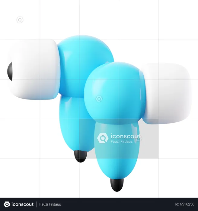 Earphones  3D Icon