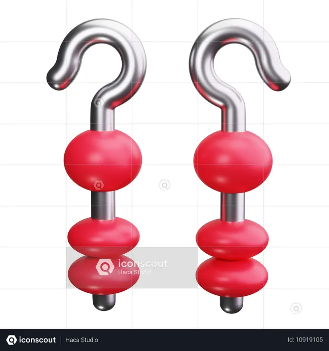 귀걸이  3D Icon
