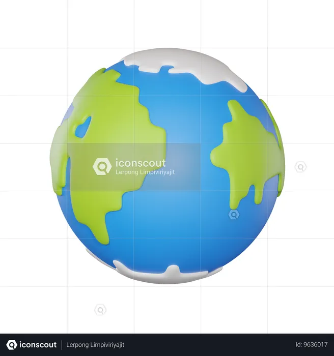 Earth  3D Icon